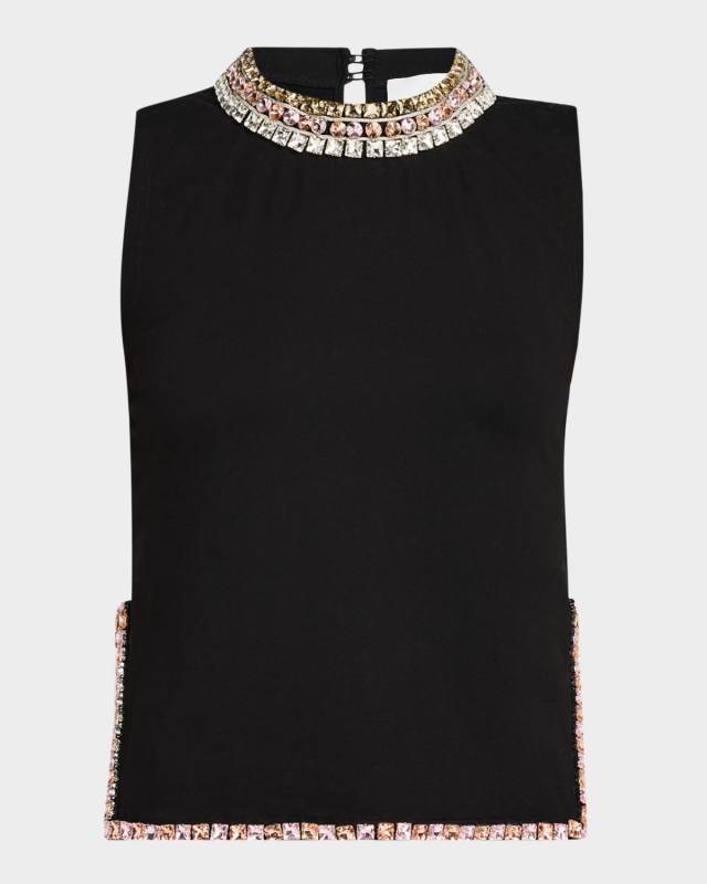 Petula Jewel-Embellished Top
